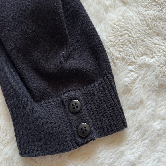 Reitmans Black Button-Up Cardigan – Size Small | Minimalist Layering | - Picture 7 of 8